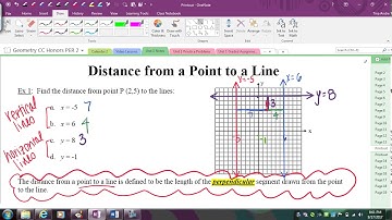Distance From a Point to a Line Video