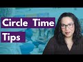 How to have a successful circle time  new preschool teacher tips