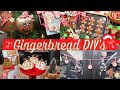 Christmas 2021🎄Gingerbread DIY's: Part 2 | Ornaments, Cookie Cutter Garland, Cupcakes & More!