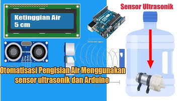 Membuat Pompa Air Otomatis Menggunakan Sensor Ultrasonik dan Arduino | RFID e- Money di deskripsi