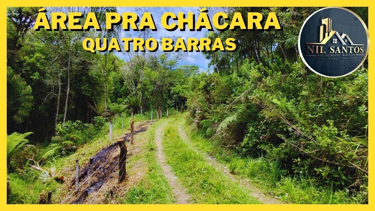 CHÁCARA DE 5.000M²  / LUZ / QUATRO BARRAS / 5 KM DO ASFALTO