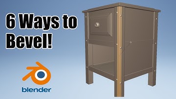 6 Methods to Bevel an Object in Blender | Blender Beginner Tutorial