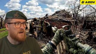 POV: Azov Recon Platoon Conducts Sweep in the Toretsk Sector | Royal Marine Reacts