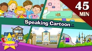 Speaking Cartoon | 45 minutes Kids Dialogues | Easy conversation | Learn English for Kids