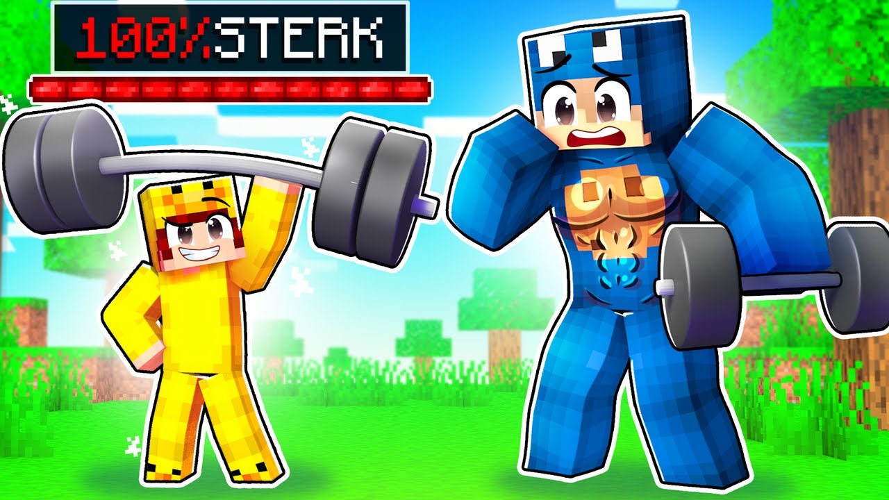 Dennus Is SUPER STERK In Minecraft!