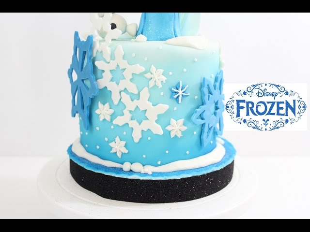 🥶Cómo decorar una torta de FROZEN, la película😍