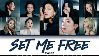 TWICE - SET ME FREE (Color Coded Romanized/English Lyrics) Resimi