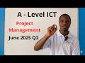Project Management ICT June 2025 Question 3