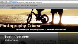 Wordpress Tutorials- Login