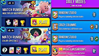 Color crystals rumble | fresh forward multiplier mushrooms rumble | daily mode match masters