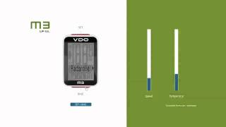 VDO CycleParts // Einstellung // M3