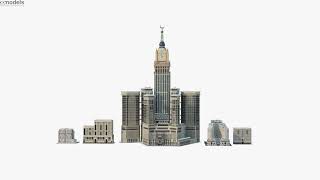 Makkah Royal Clock Tower 3D model by 3DModels.org screenshot 4