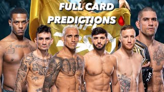 UFC 300: Pereira vs. Hill Full Card Breakdown & Predictions