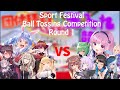 Ball Tossing Competition Round 1 Recap Highlight Hololive Sport Festival, Pekora Team vs Aqua Team