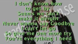 Janet Leon - Let Go With Lyrics