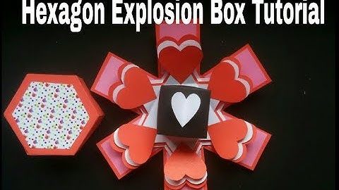 DIY - Hexagon Explosion Box Tutorial | Explosion Box Tutorial