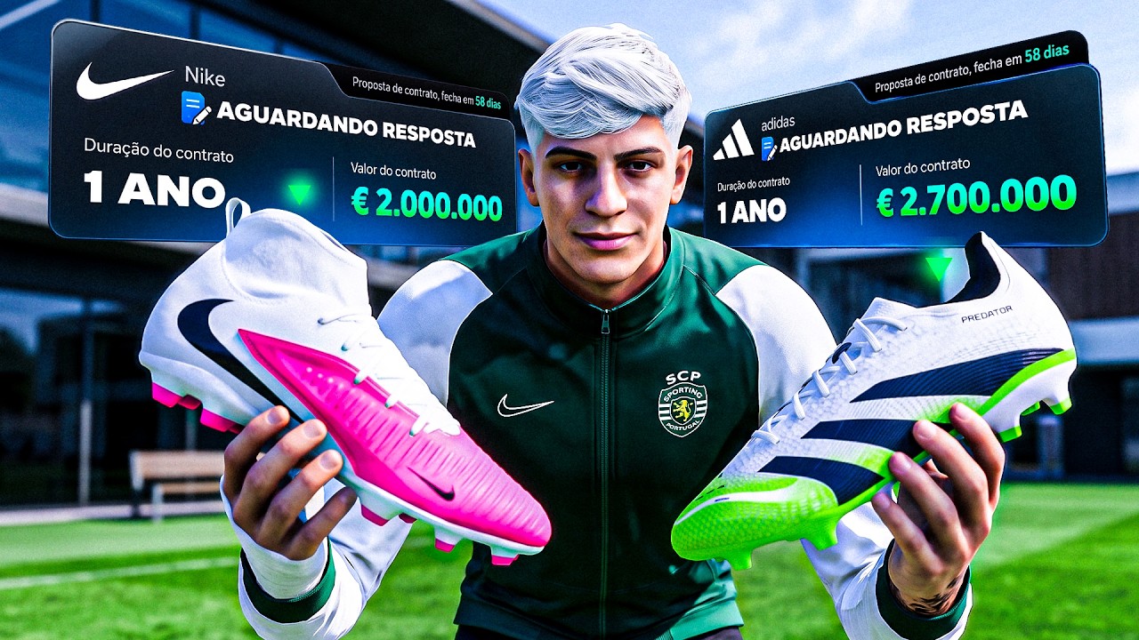 NIKE OU ADIDAS? O INÍCIO DOS NOSSOS PATROCÍNIOS | Modo Carreira Jogador EA FC 27