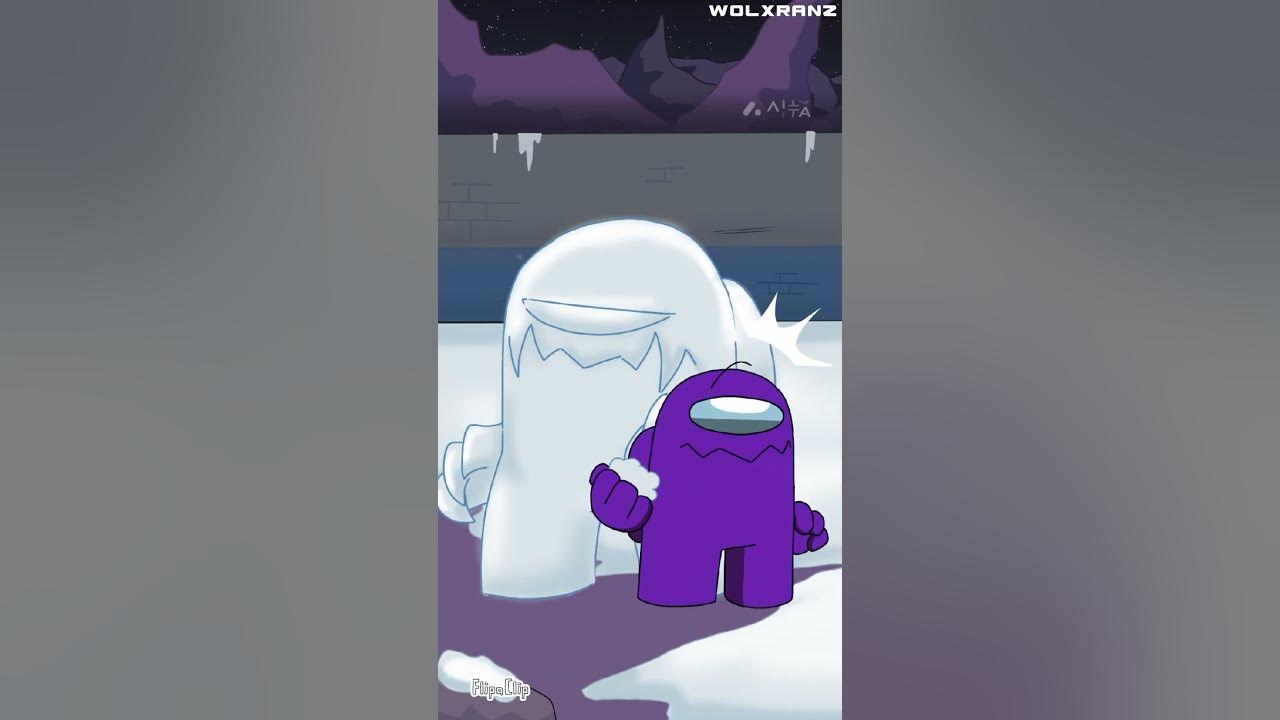 Among us animation.. | Poor Purple | Make snowman meme | meme for @Rodamrix