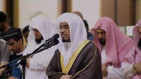 أسطورة القراء ياسر الدوسري يبدع بتلاوة من سورة الحديد في اجمل عشائية