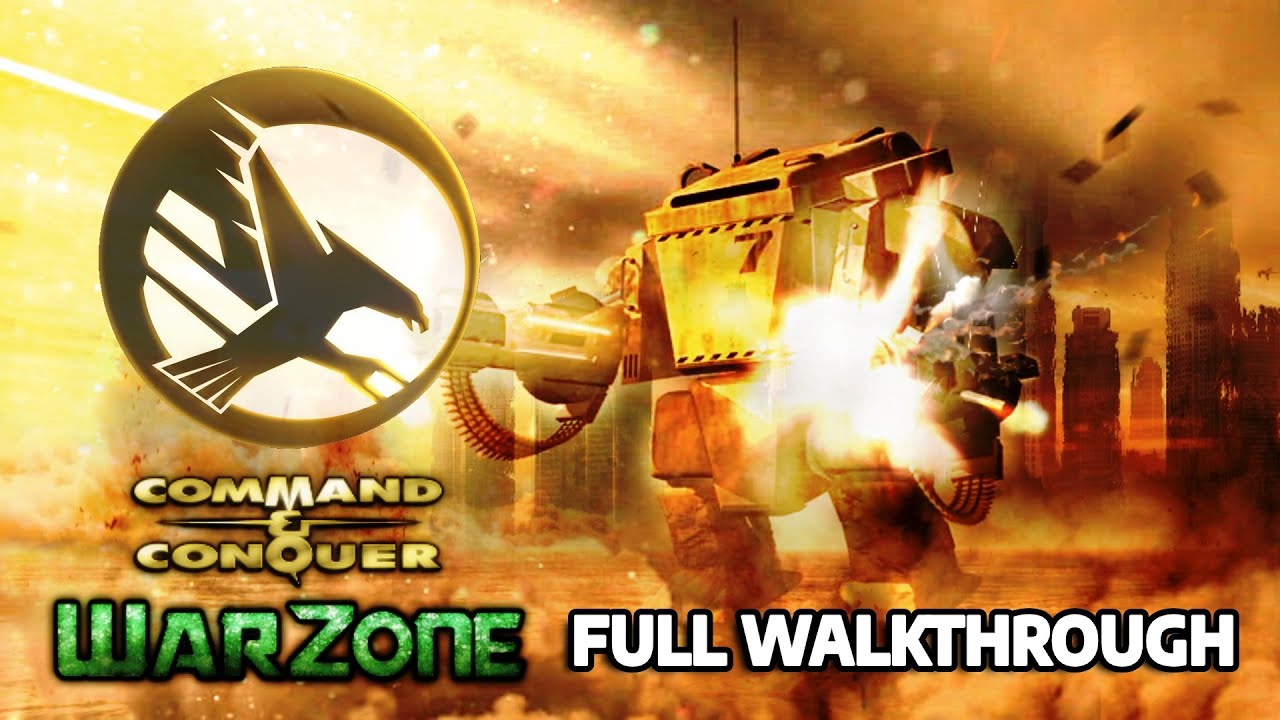 Command & Conquer War Zone - Full GDI Campaign Walkthrough - YouTube