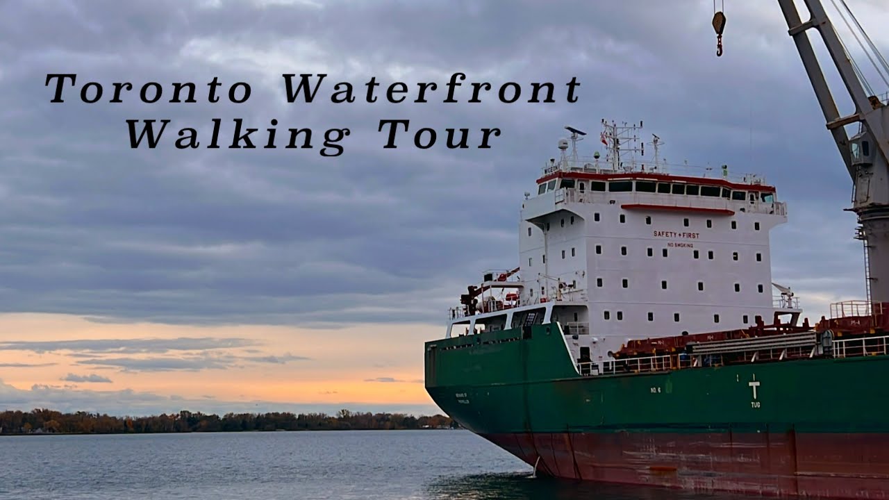 Toronto Waterfront Walking Tour | Beautiful LakeOntario Views 🇨🇦