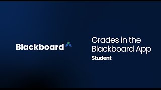 الدرجات في تطبيق Blackboard للطلاب screenshot 3