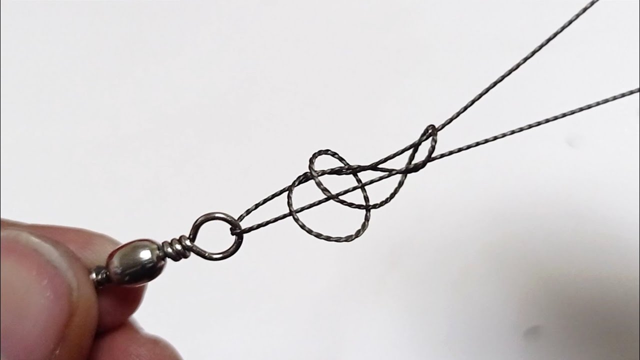 Fishing Knots For Swivel How To Tie Swivel To Fishing Line YouTube