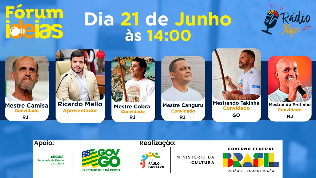 Fórum de Ideias - Marcia Mello - Ricardo Mello - Entrevista Takinha e Convidados