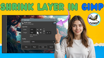 Een laag verkleinen in GIMP | Lagen nauwkeurig verkleinen (2025)