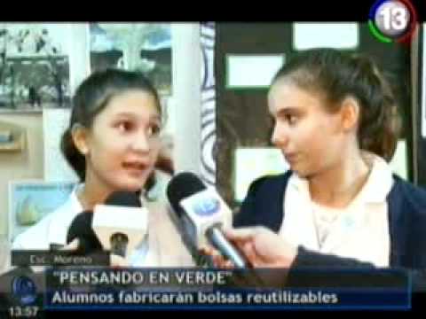 Alumnos de la Escuela Moreno se suman a la campaña para cuidar el ambiente