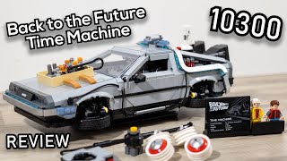 LEGO 10300 Review | LEGO Back To The Future Time Machine | Review 10300 LEGO DeLorean 2022 Creator
