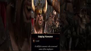 The Legendary Lord who has  100% Upkeep/Recruitment Cost for Ogre Mercs
