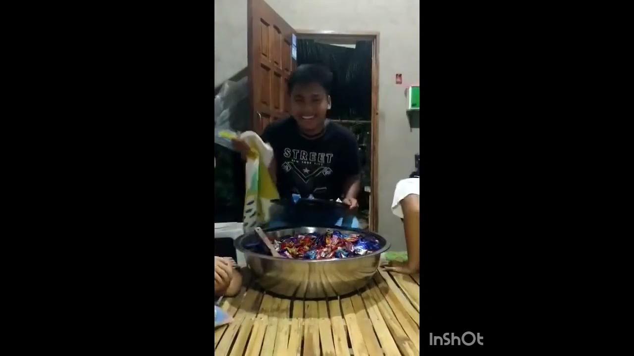 Scoop challenge with my family YouTube