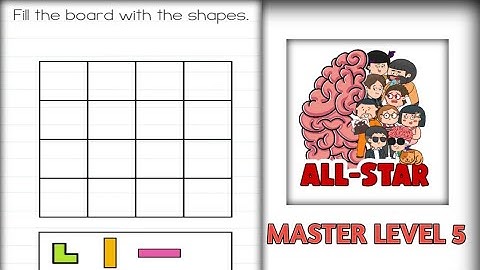 Brain Test All Star Master Level 5 Walkthrough Solutions
