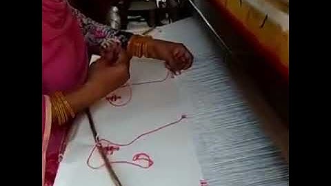 Skill training in extra weft