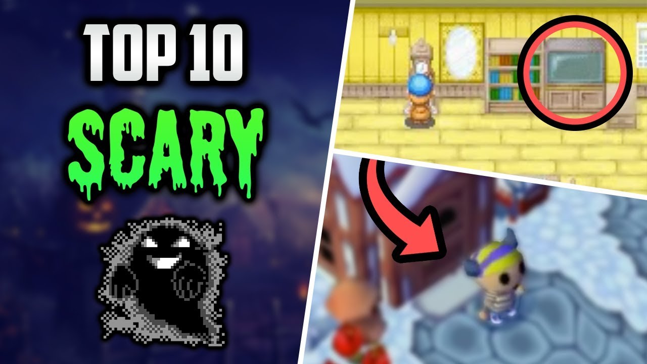 Top 10 SCARIEST / CREEPY Things in Nintendo Games! YouTube