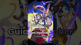 Build da Cipher Sub DPS em menos de 1 minuton #honkaistarrail #hoyoverse #cipher #shorts