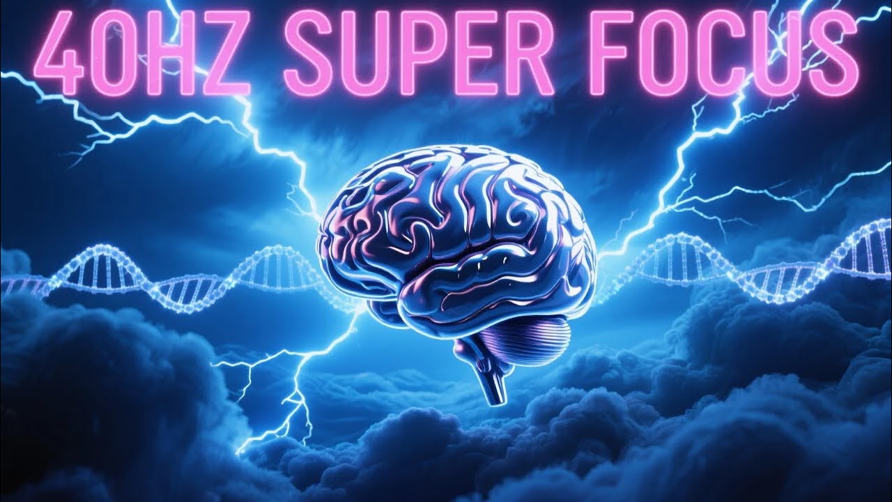Boost Brain Power Fast with 40Hz Binaural Beats | Gamma Frequency for Deep Work & Study