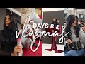 NEW Haircut, Quick Everyday Makeup, Holiday Photoshoot + Returns | VLOGMAS DAY 8 &amp; 9