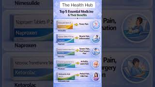 Top 5 Essential Medicine & Their Benefits | Health Tips #Shorts #Viral