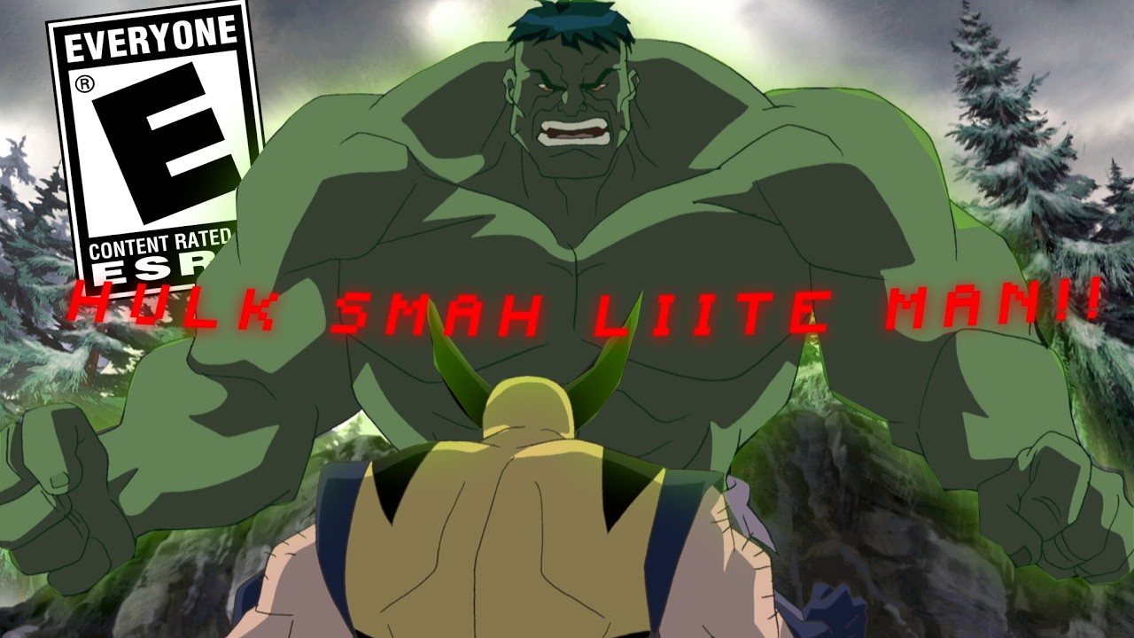 When Hulk SMASHED wolverine...