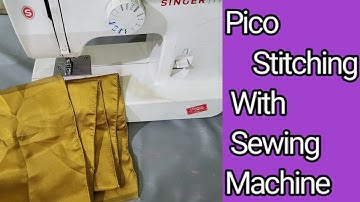 How to Use Picot Foot /Picot Perfectly /Pico Stitching With Singer 1408 electric sewing machine