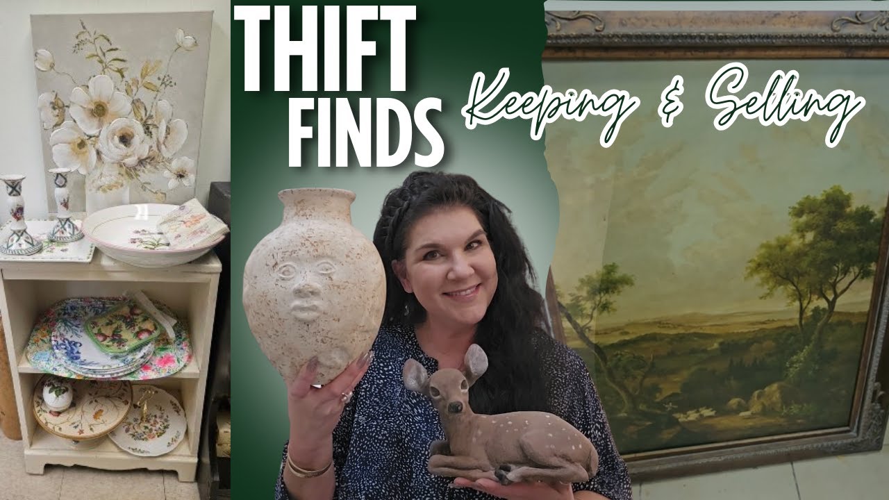 Nostalgic Thrift Finds for Spring 🌸 | Garden Decor & Consignment Store Tour!