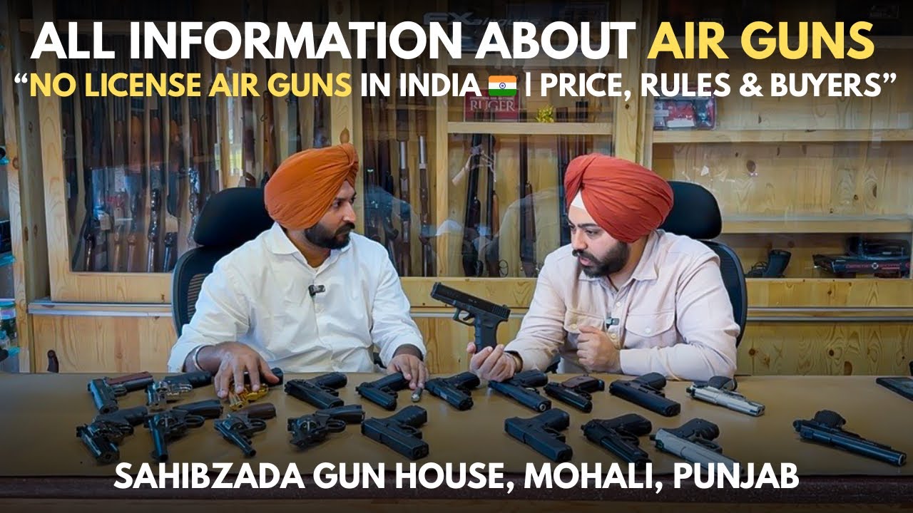 ⁣No License Required | AIR GUNS | FULL INFORMATION | Price | Rules Etc | Mohali, Punjab, India 