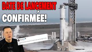 Elon Musk Confirme le Calendrier de Lancement de Starship Vol 12 Après un WDR Majeur