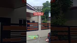 Bungalow unit for sale Santa rosa Laguna near EK.Price from 6M down to 5.5M #Anthonykabahaytv