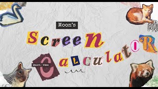 Moon’s Screen Time Calculator