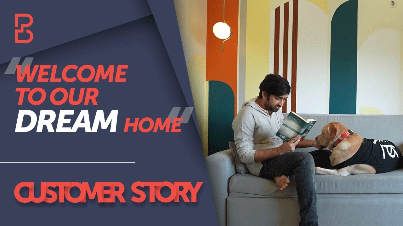 Abhishek and Khusboo’s 3BHK Apartment Interior at Bren Imperia - Bonito Designs