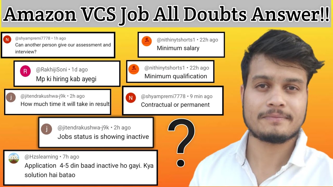 Amazon VCS 2025 All Doubts Answer| Work from home jobs | Tricks For ...