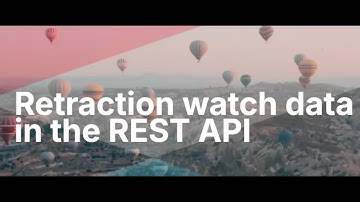 Exploring Retraction Watch Data in Crossref